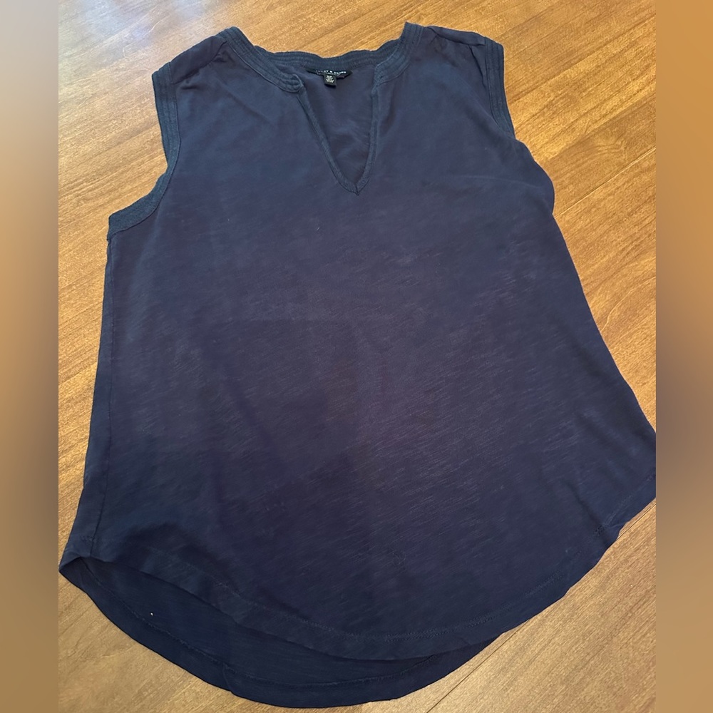 Lucky Brand V Neck Sleeveless Top